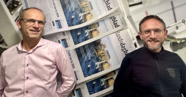 Jaap Meijer en Dirk Kortes van het Nederlands Dagblad