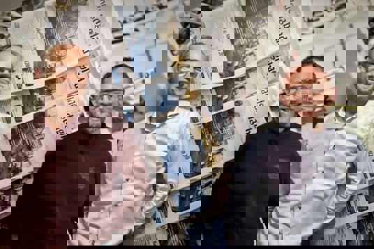 Jaap Meijer en Dirk Kortes van het Nederlands Dagblad